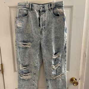 Pacsun High Rise Straight Leg Jeans